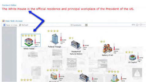 Interacting with the VWA web part and the drawing using the JavaScript Mashup API