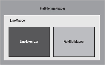 FlatFileItemReader pieces