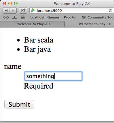 Creating an application based on activator templates