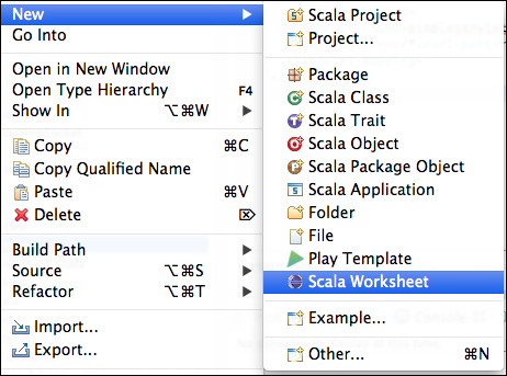 Experimenting with Scala Worksheets