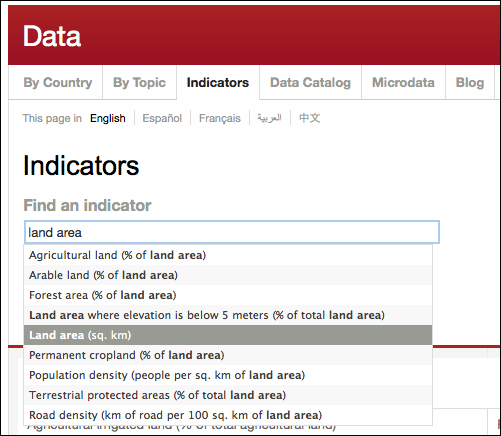 Getting the data