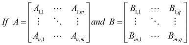 Multiplying matrices