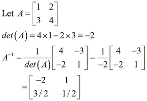 Transposing and inverting matrices