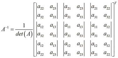 Transposing and inverting matrices