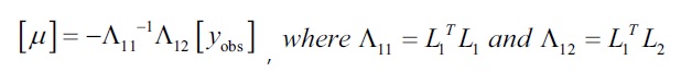 Interpolating using matrices