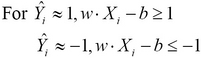 Alternative forms of SVMs