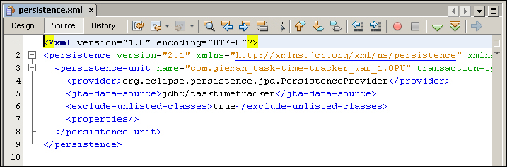 Introducing the persistence.xml file