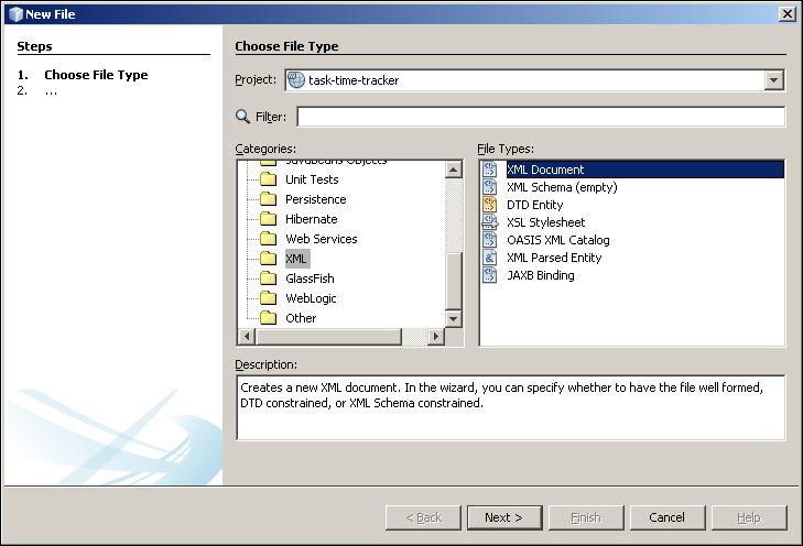 The logback.xml file