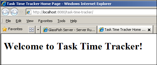 Running the Task Time Tracker project