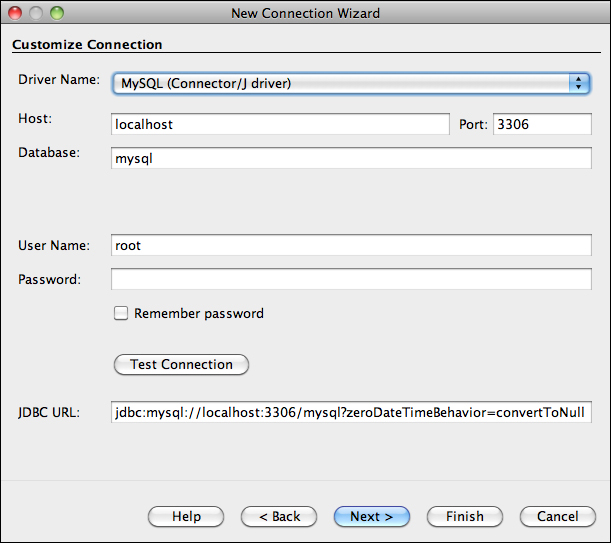 Connecting NetBeans with MySQL