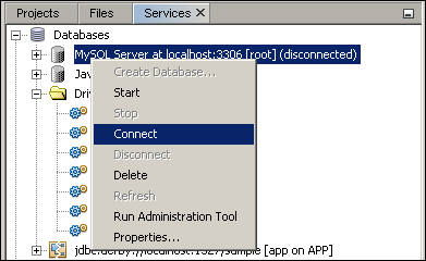 Connecting NetBeans with MySQL