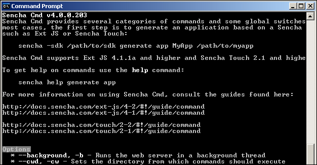 Installing Sencha Cmd