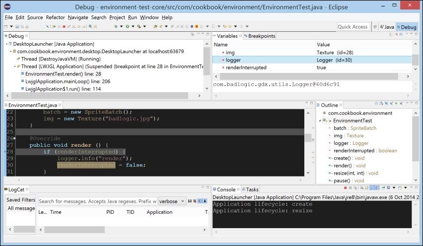 Using logging to get to know the application life cycle