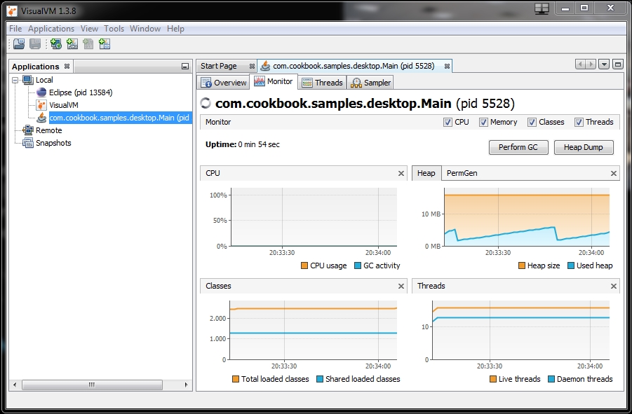 Monitoring and profiling