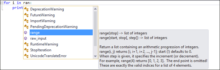 Mastering IntelliSense with Python