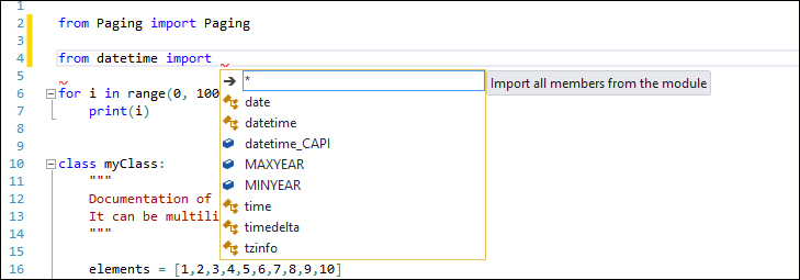 Mastering IntelliSense with Python