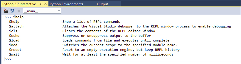 Using REPL in Visual Studio