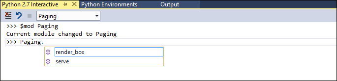 Using REPL in Visual Studio