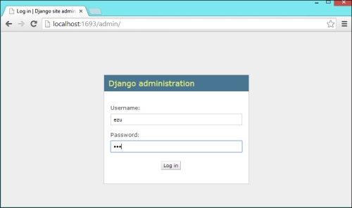 Setting up the admin interface