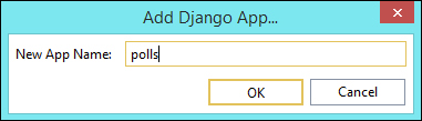 Creating a new Django application