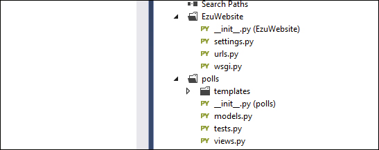 Creating a new Django application