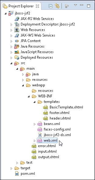 Creating a web descriptor