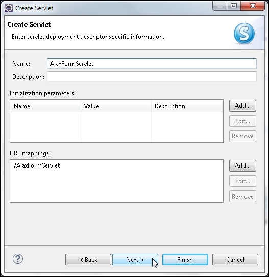 Creating a servlet