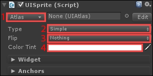 UISprite parameters