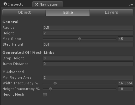 Creating the NavMesh