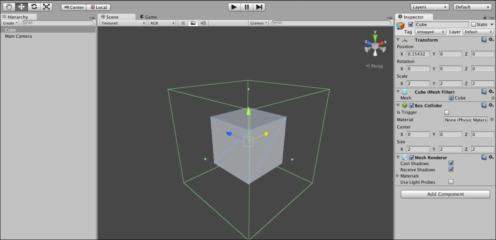 Example – implementation of Box Collider