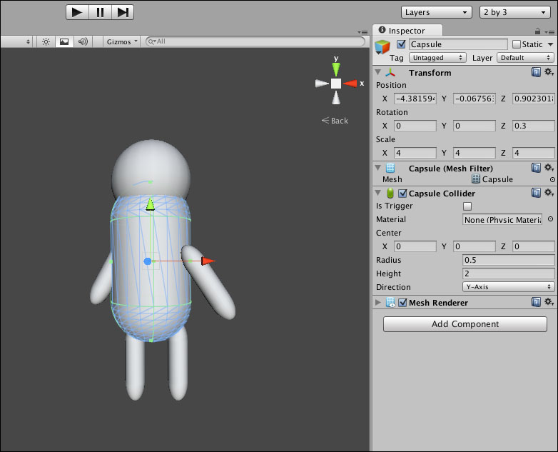 Example – implementation of compound colliders