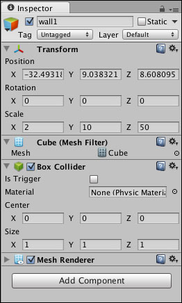 An example of a layer-based Collision Matrix