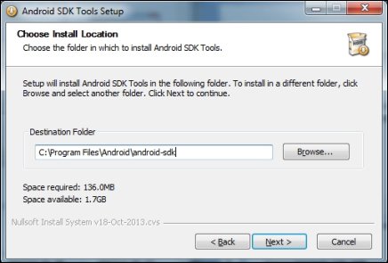 Installing Android SDK