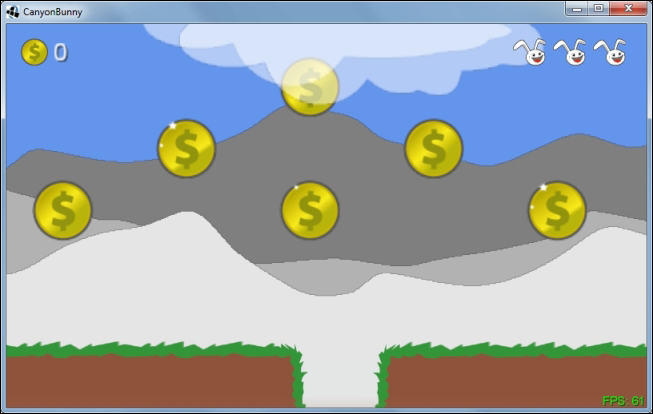 Animating the gold coin game object