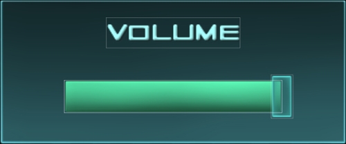 Creating a volume slider