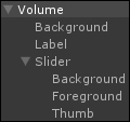 Creating a volume slider