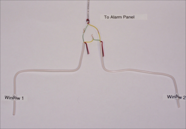 Switch contact wiring