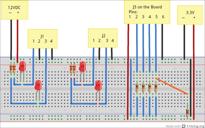 Alarm output board tests