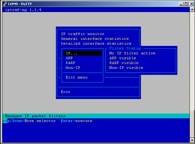 Configuring IPTraf