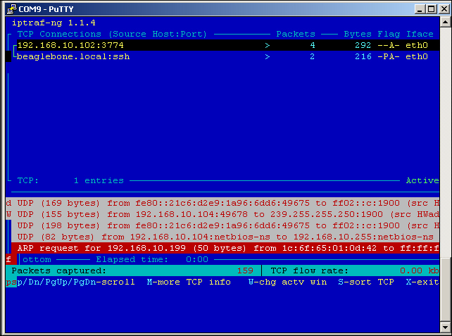 Configuring IPTraf