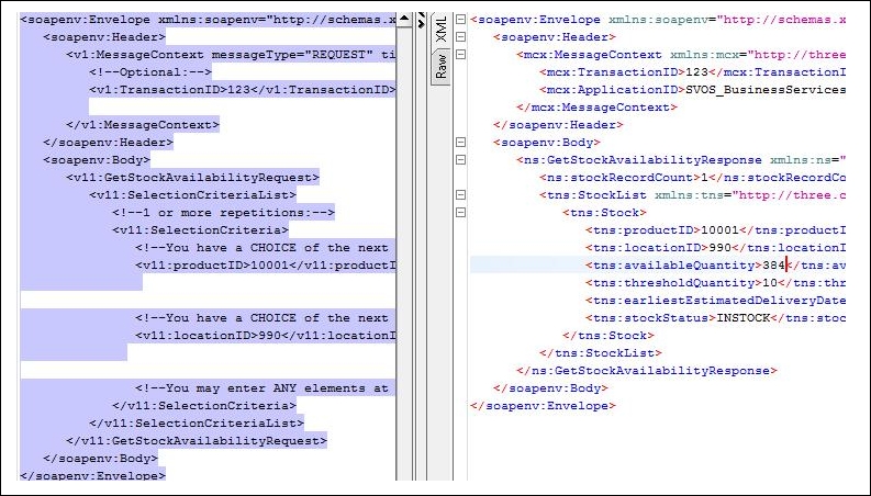 End-to-end demonstration of testing an orchestrated flow