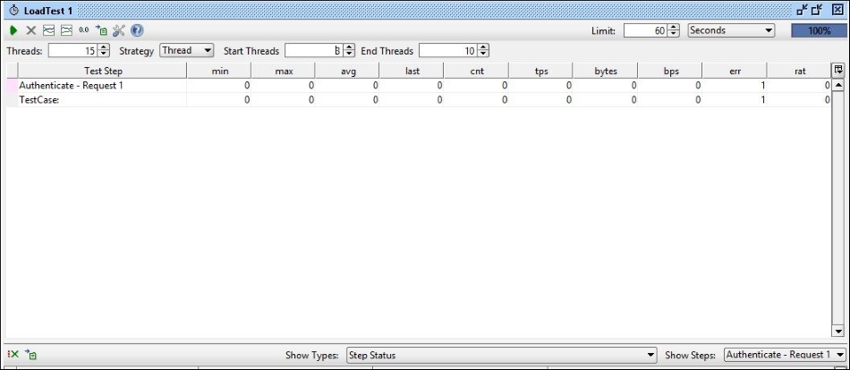 Performance testing using SoapUI