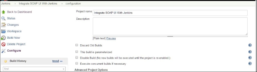 Integrating Jenkins with SoapUI