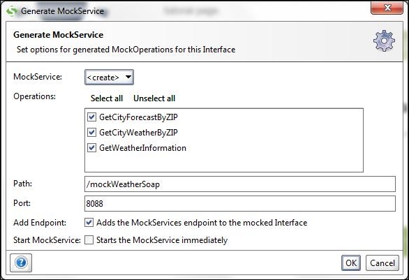 Creating mock services in SoapUI