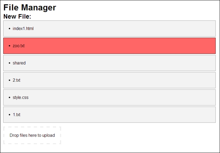 Designing our web interface