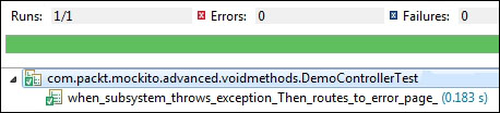 Throwing exceptions from void methods