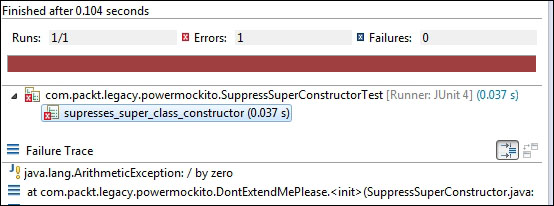 Suppressing a superclass constructor