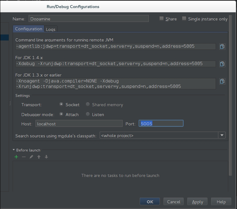 Configuring an IDE for debugging