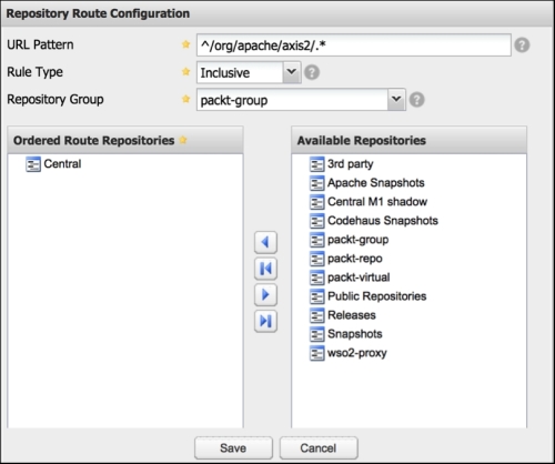 Inclusive and exclusive routing