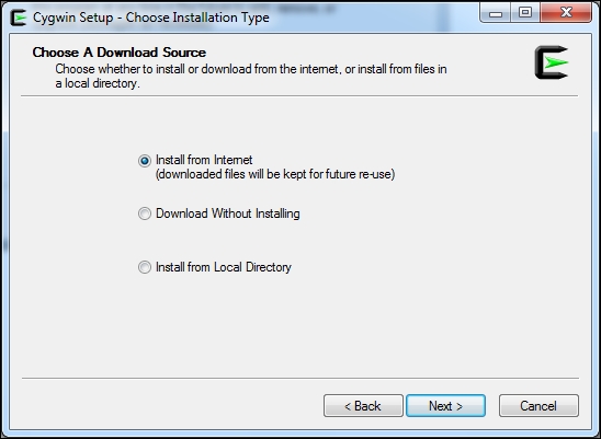 Installing Cygwin for Windows